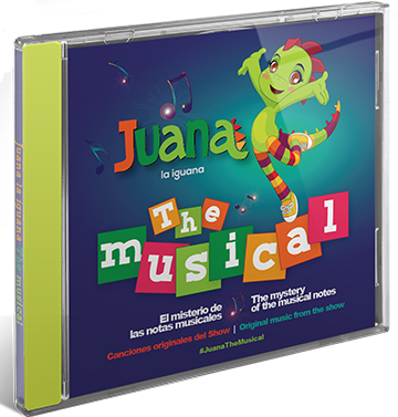 Juana la Iguana CD - The Musical - El misterio de las notas musicales