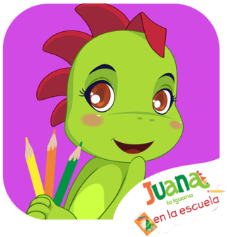 Juana la Iguana La Escuela App Mobile App for Kids