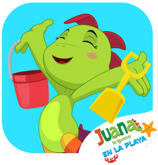 Juana la Iguana La Playa App Mobile App for Kids